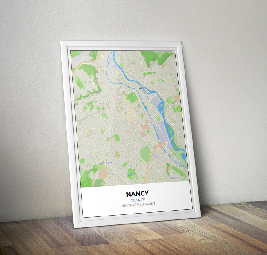 affiche de la ville de nancy
