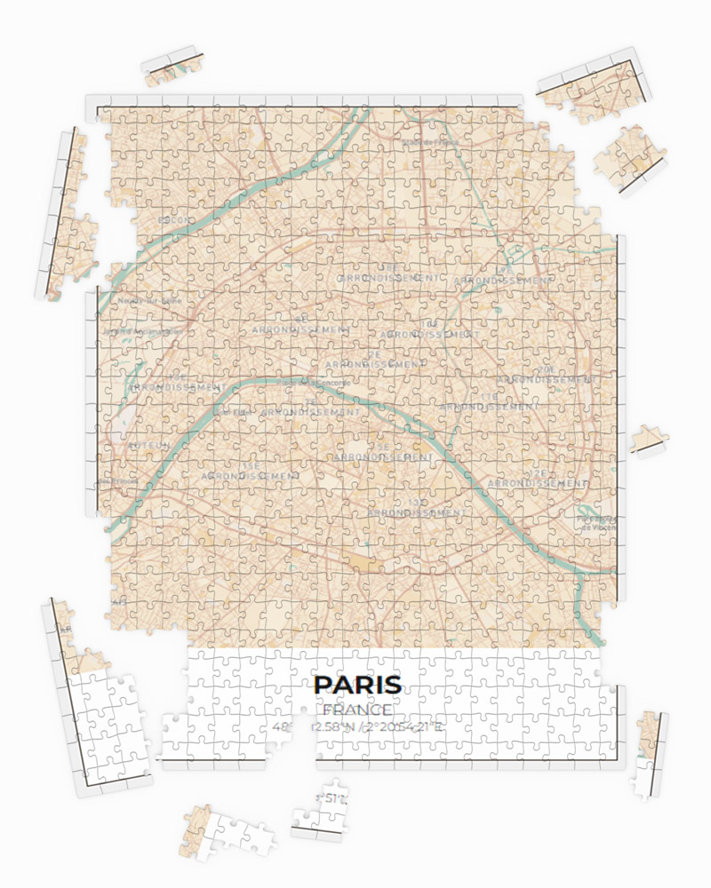 puzzle de la ville de paris