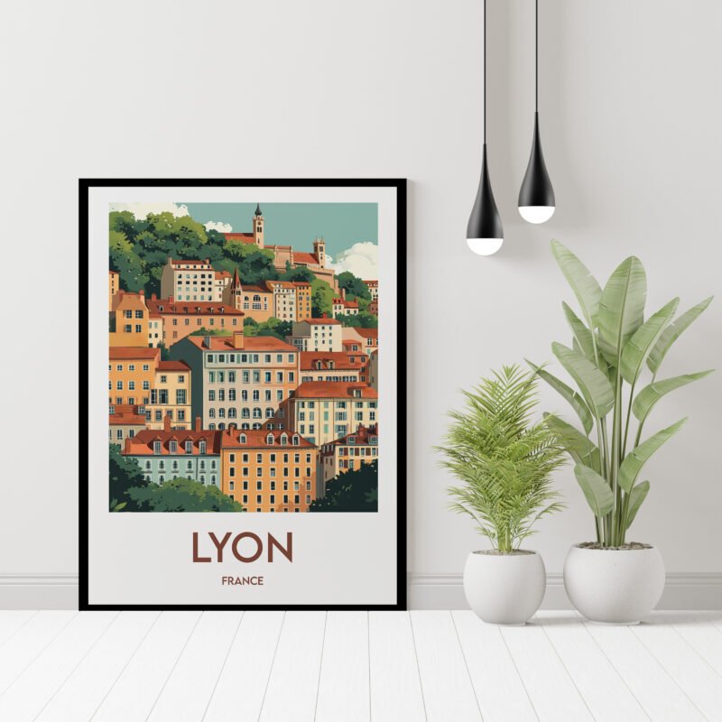 Affiche Lyon - Les pentes – Image 2